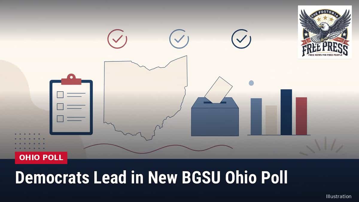Illustration: OHIO | New BGSU Poll Has Acton Up 6 on Ramaswamy and Brown Up 6 on Husted, but Most Voters Still Expect Ramaswamy to Win